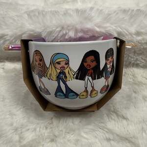 Bratz Ceramic Ramen Bowl with Chopsticks